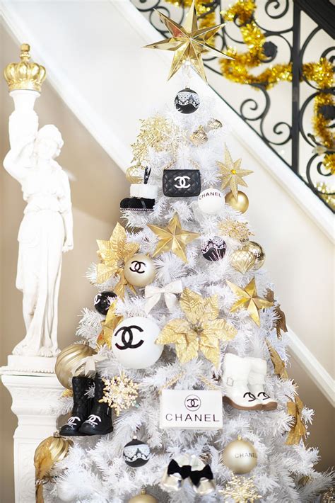 chanel christmas tree ornaments